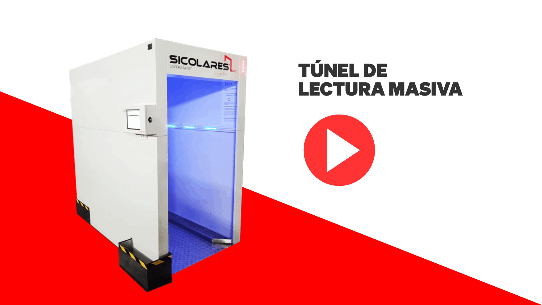 Túnel de lectura masiva RFID UHF